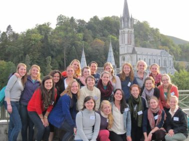 Students at Lourdes