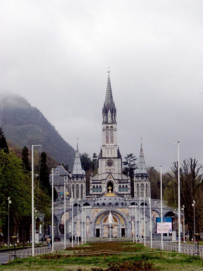 Massive Cathedral at Lourdes Massive Cathedral at Lourdes